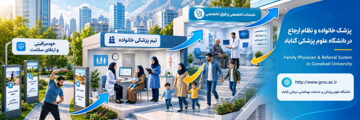 پزشـک خانـواده و نـظام ارجـاع در دانشـگاه علـوم پزشکـی گنـاباد